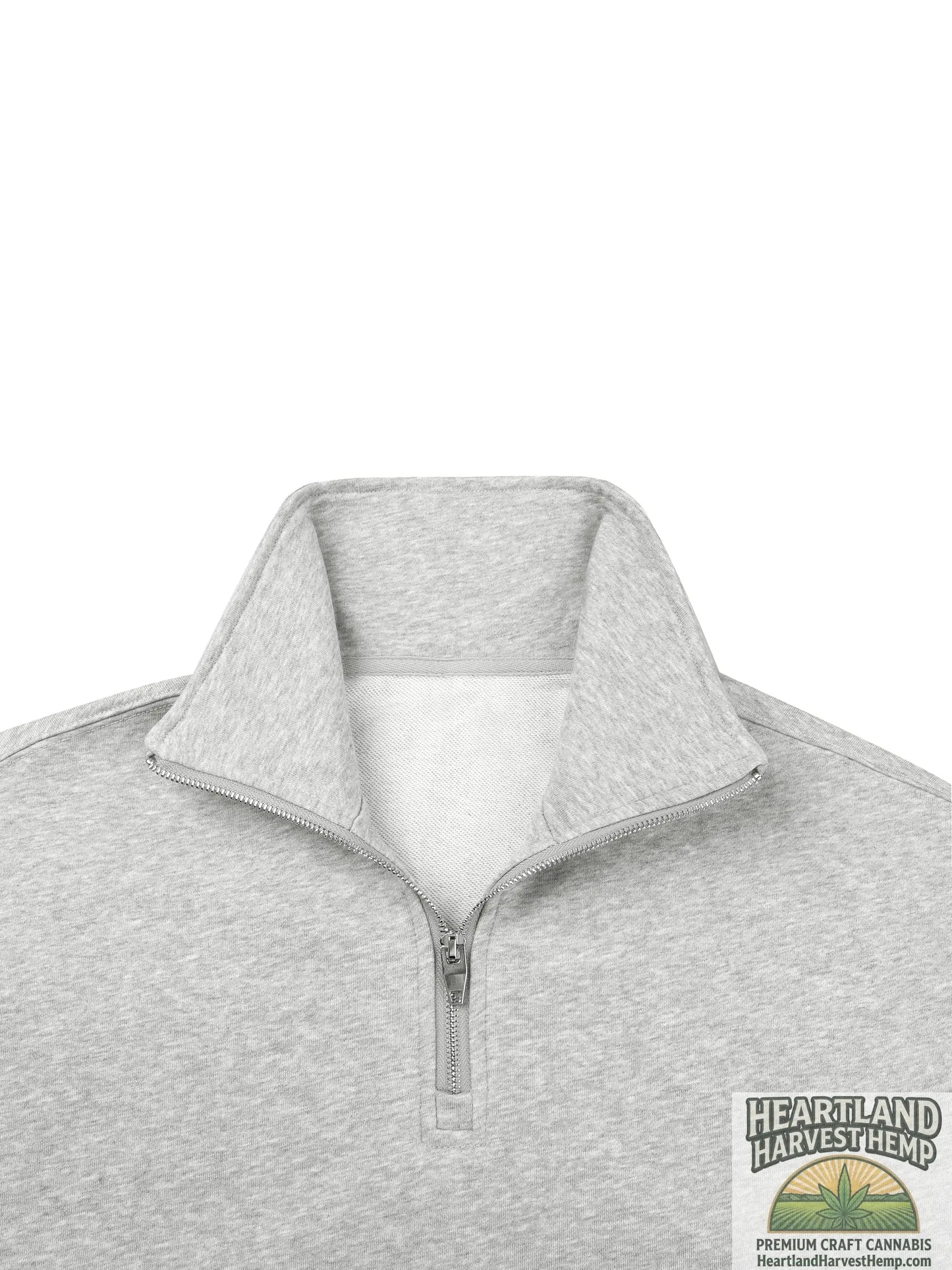 Quarter-Zip Drop Shoulder Sweatshirt ODMPOD