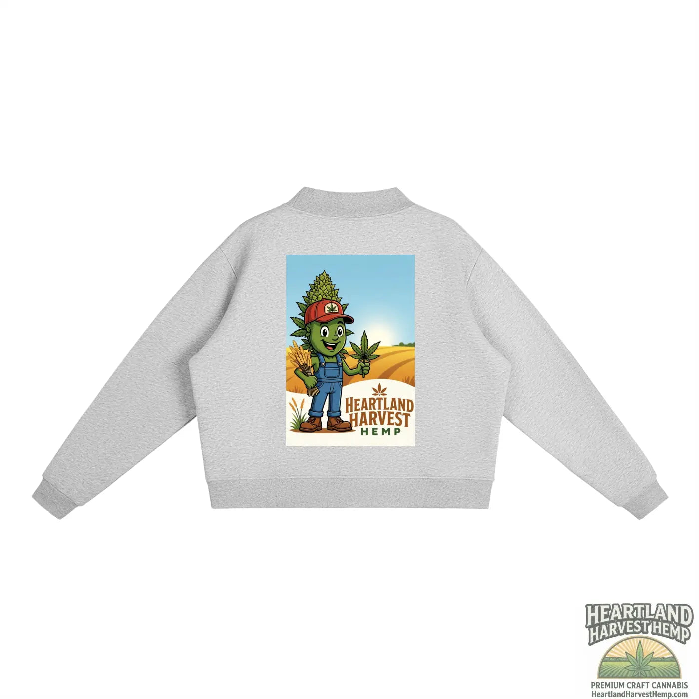 Essential Fleece Mock-Neck Crew Sweatshirt ODMPOD