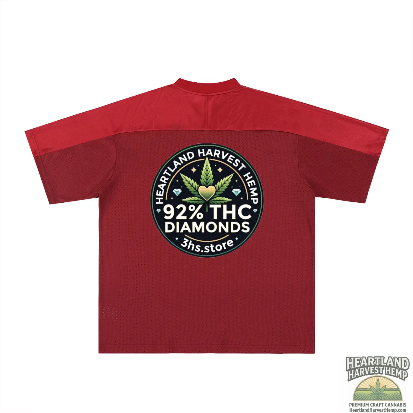 Oversized Mesh V-Neck Soccer Jersey ODMPOD