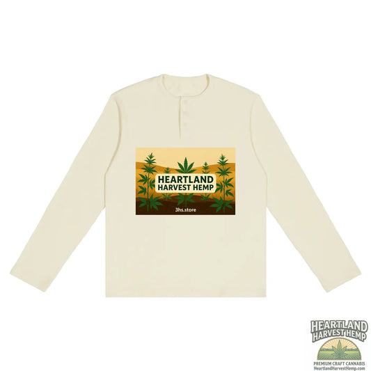 Long Sleeve Henley T-Shirt ODMPOD