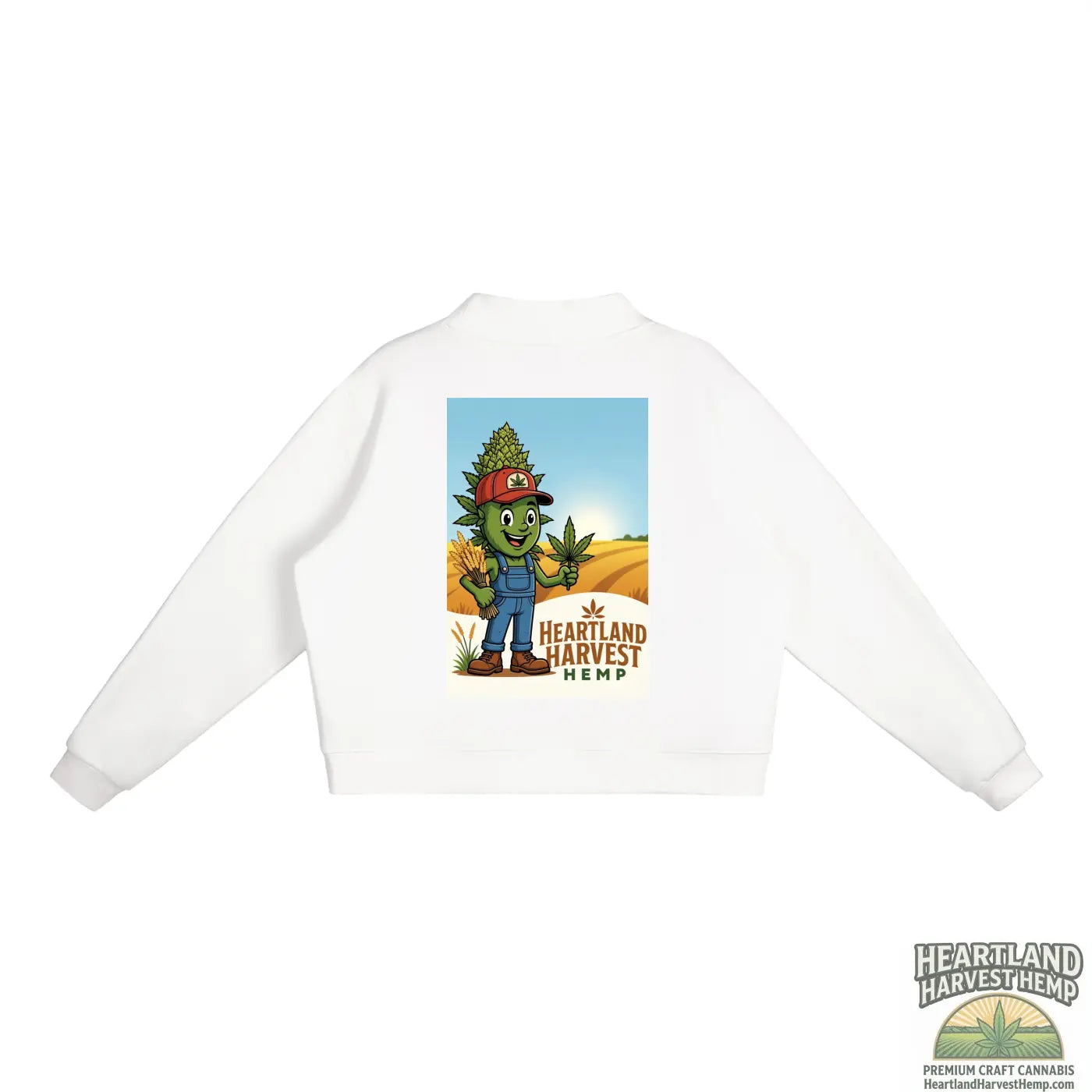 Essential Fleece Mock-Neck Crew Sweatshirt ODMPOD