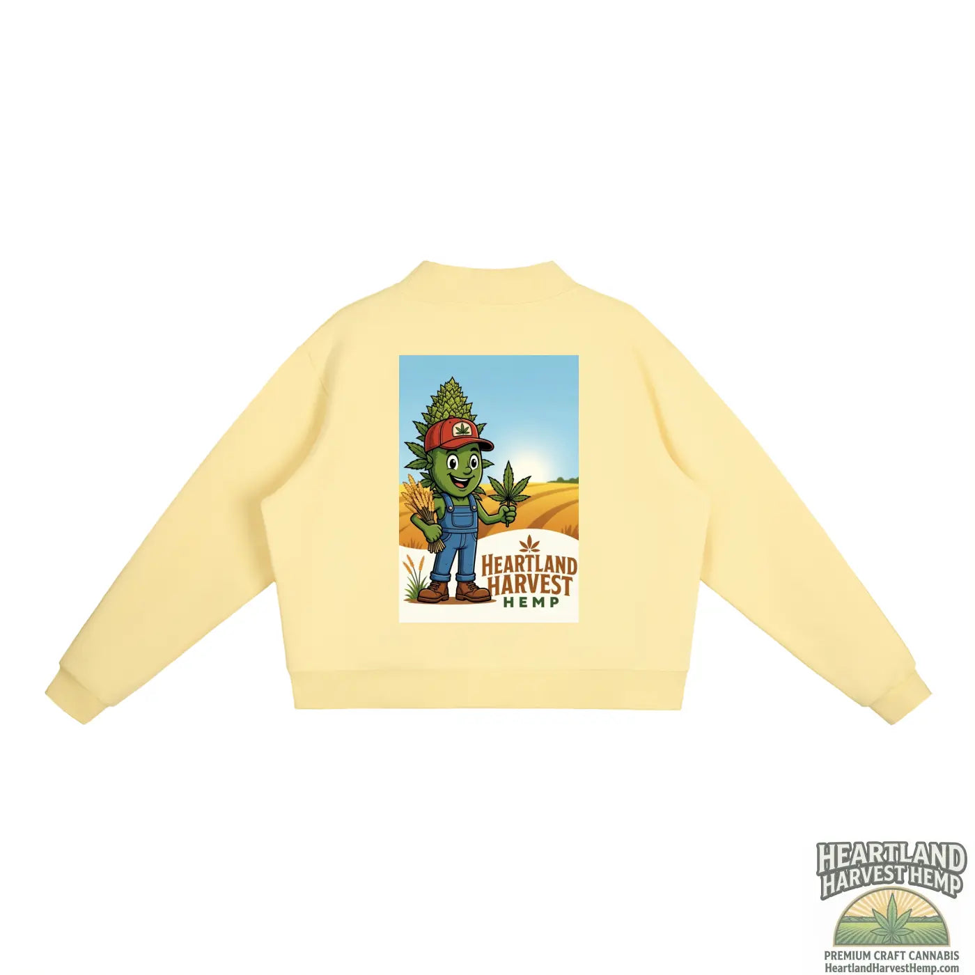 Essential Fleece Mock-Neck Crew Sweatshirt ODMPOD