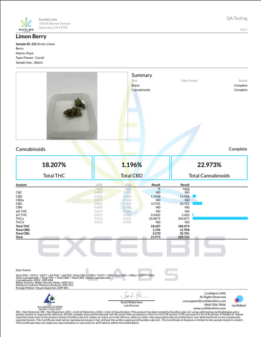 Limon Berry - Elite Exotic THCa Flower 14 Grams *Rare*