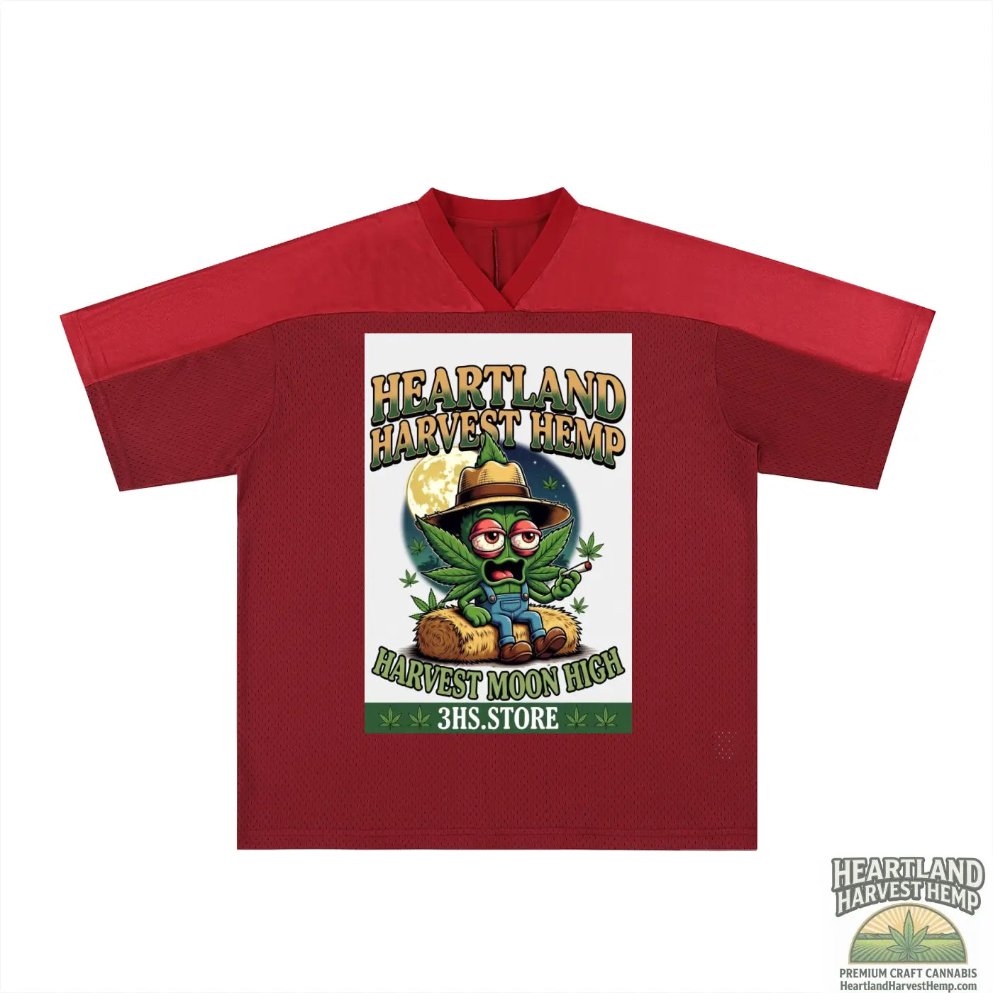 Oversized Mesh V-Neck Soccer Jersey ODMPOD
