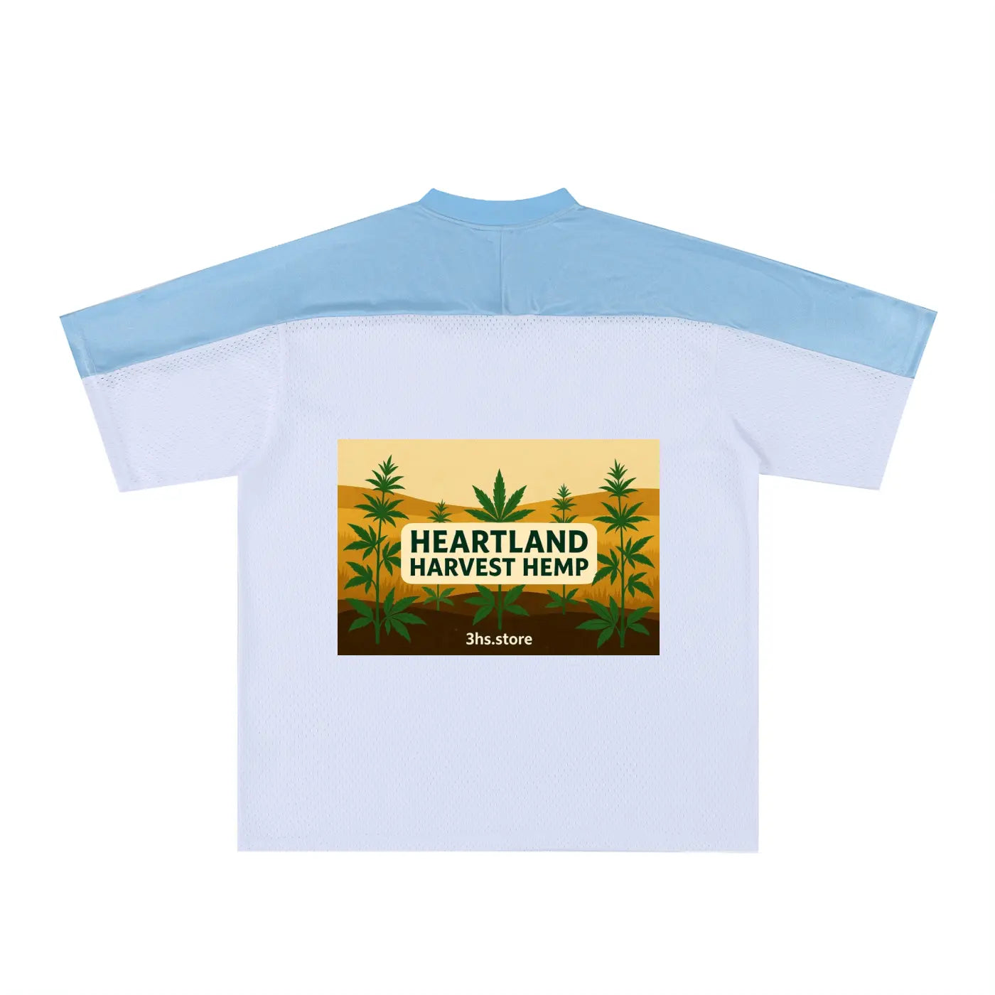 Oversized Mesh V-Neck Soccer Jersey ODMPOD