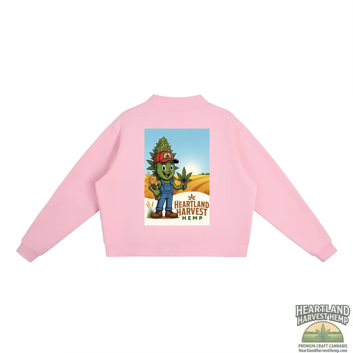 Essential Fleece Mock-Neck Crew Sweatshirt ODMPOD