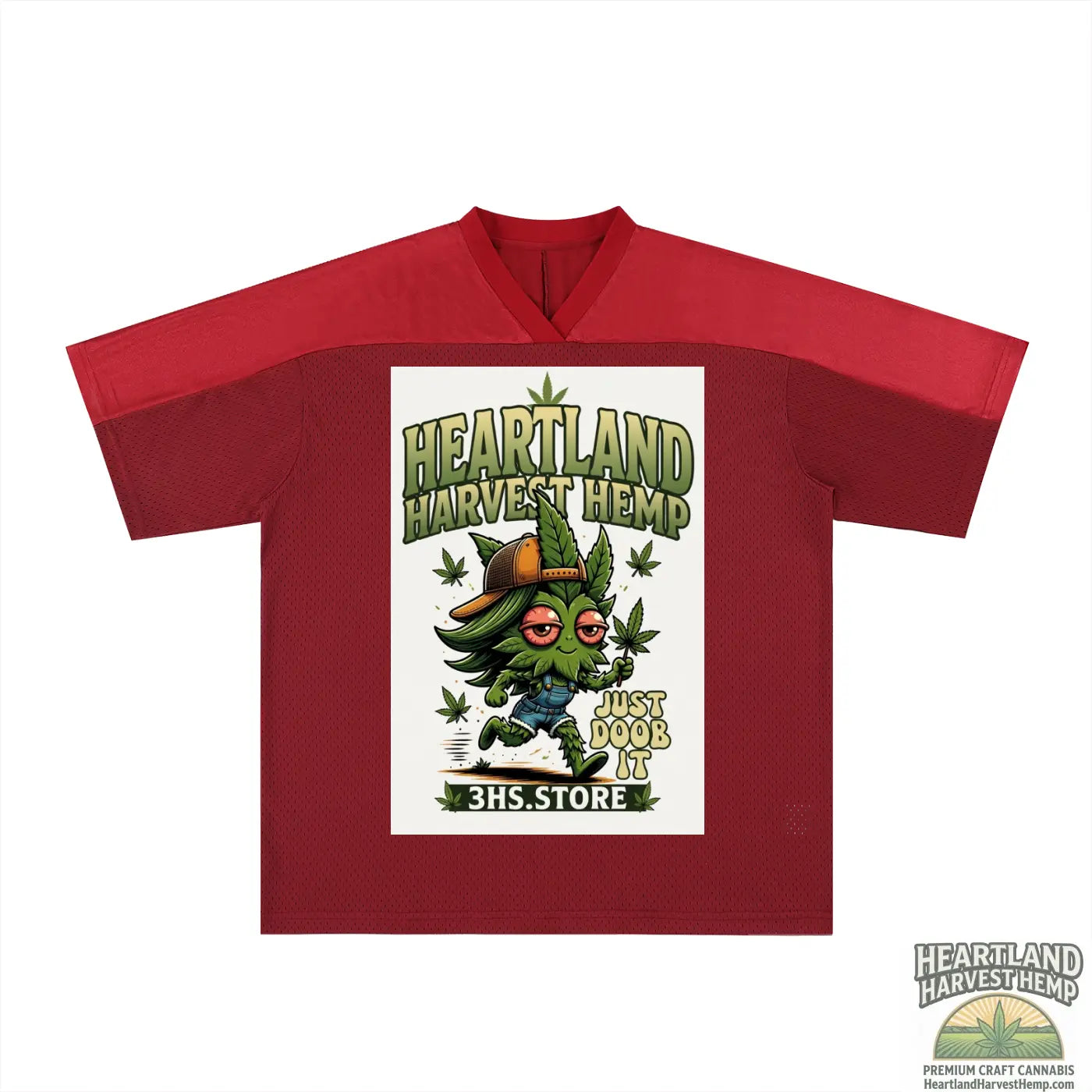 Oversized Mesh V-Neck Soccer Jersey ODMPOD