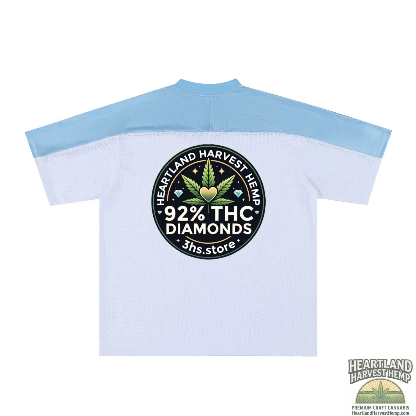 Oversized Mesh V-Neck Soccer Jersey ODMPOD