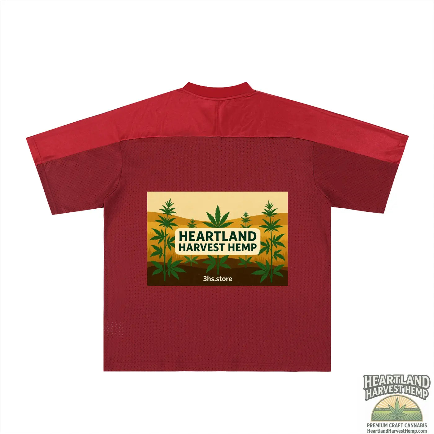 Oversized Mesh V-Neck Soccer Jersey ODMPOD