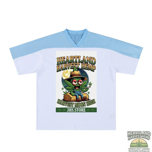Oversized Mesh V-Neck Soccer Jersey ODMPOD