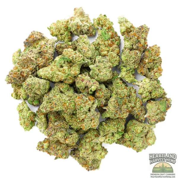 Raspberry Kush Minis - Heartland Harvest Hemp - Buy Bulk THCa Online - Legal - Fast Shipping